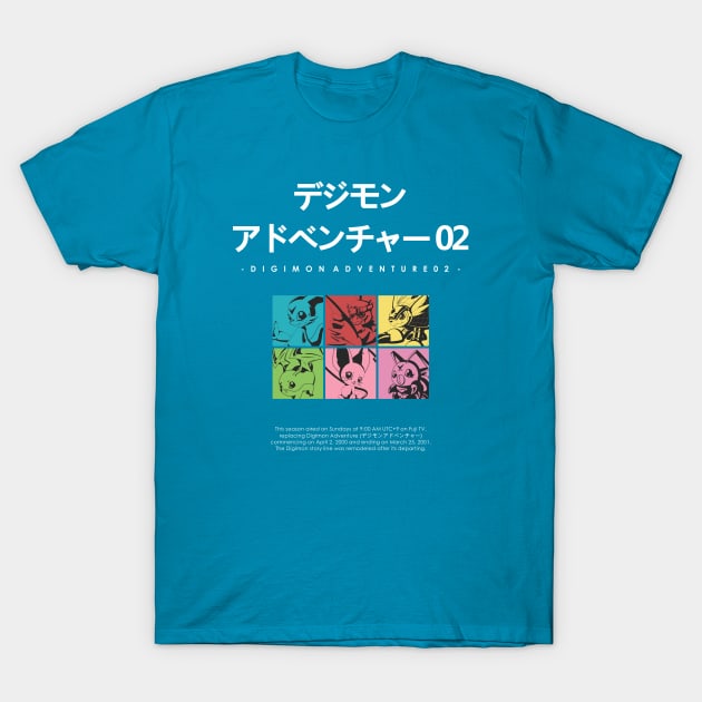 Digimon Adventure 02 T-Shirt by Artmateur Official